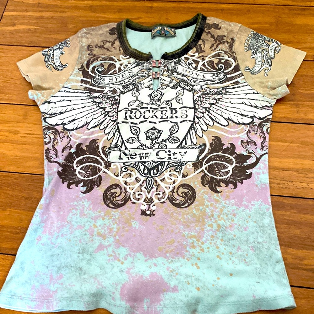 Vanilla sugar  💯% cotton tee shirt ,Rhinestones